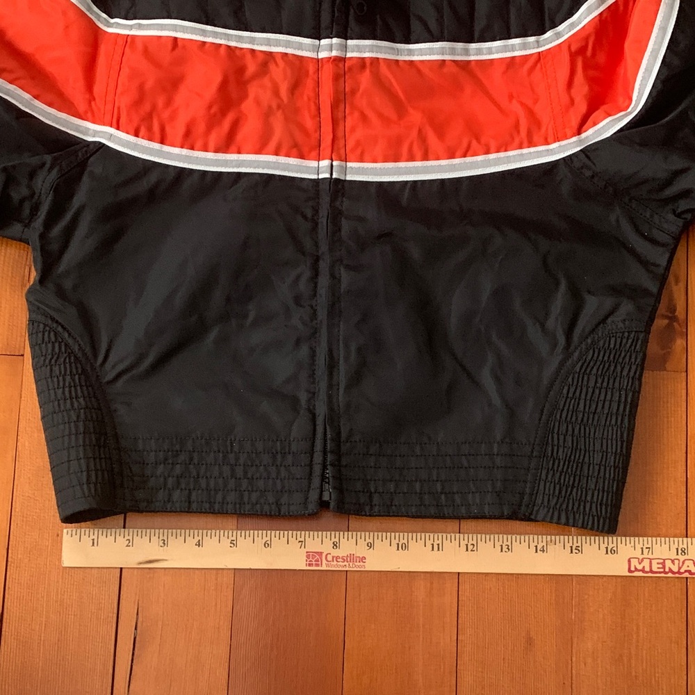 Child’s Black and Orange Jacket with White Stripe - Picture 9 of 10